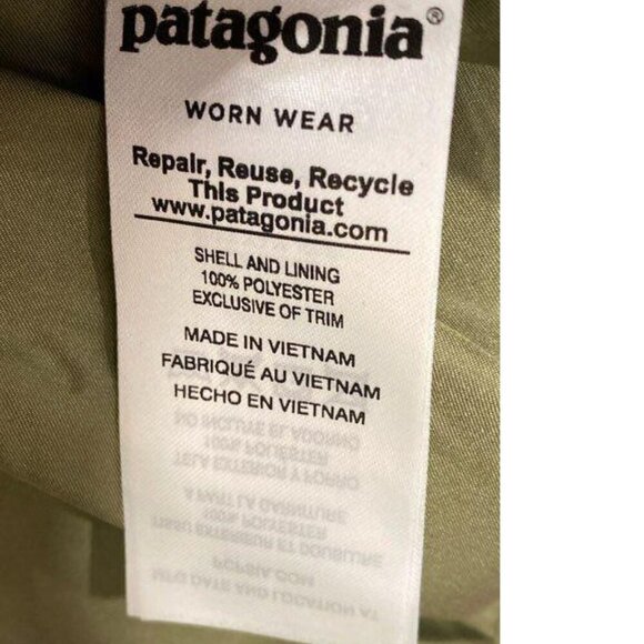 Patagonia Women's Moss Green Fury Full Zip Lined Vintage Retro Vest Size Medium - Picture 4 of 10